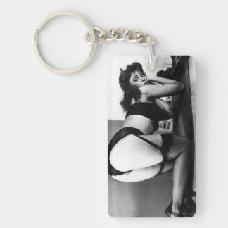 Porte-clefs Beau Porte - clé photo de fille Pin Up