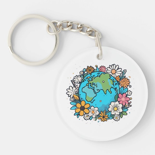 Porte-clefs Beauté de la Terre (Devant)
