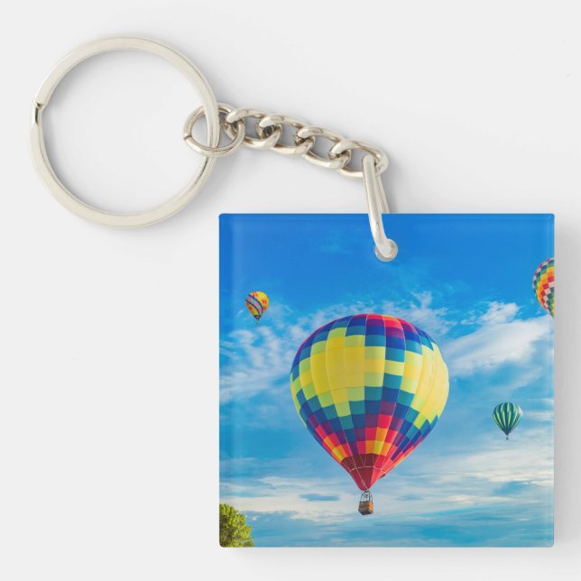 Porte-clefs Beaux Ballons à air chaud (Devant)