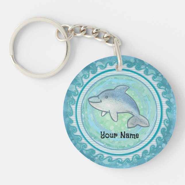 Porte-clefs Bébé dauphin (Devant)