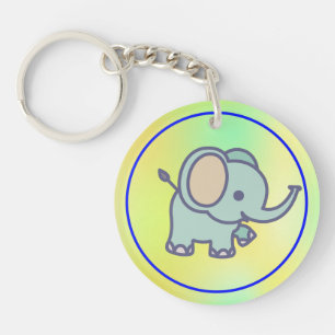 Porte-clefs Bébé éléphant mignon dessin animé-47767