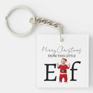 Porte-clefs Bébé Enfant de Noël Elfe Vacances 