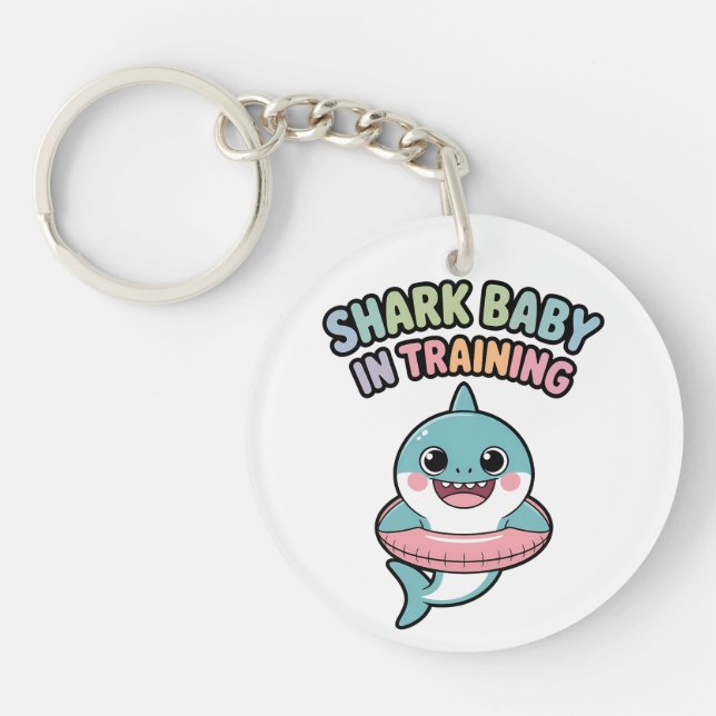 Porte-clefs Bébé requin en formation | Enfants (Devant)