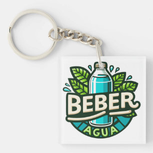 Porte-clefs Beber agua