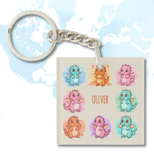 Porte-clefs Bébés dragons personnalisés joueurs