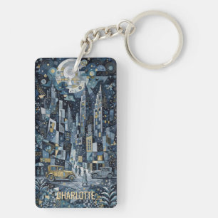 Porte-clefs Bel Hiver Dans La Grande Ville