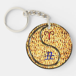 Porte-clefs Béliers et sapins