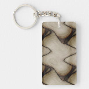 Porte-clefs Belle abstraction laisse une impression durable