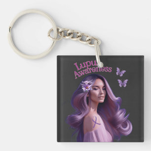 Porte-clefs Belle Lady Lupus Sensibilisation