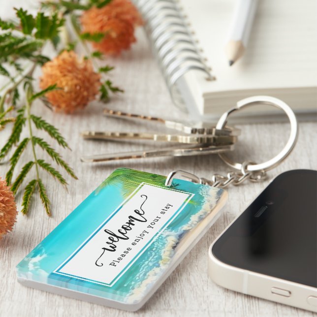 Porte-clefs Belle location de vacances Day Beach (Devant droit)