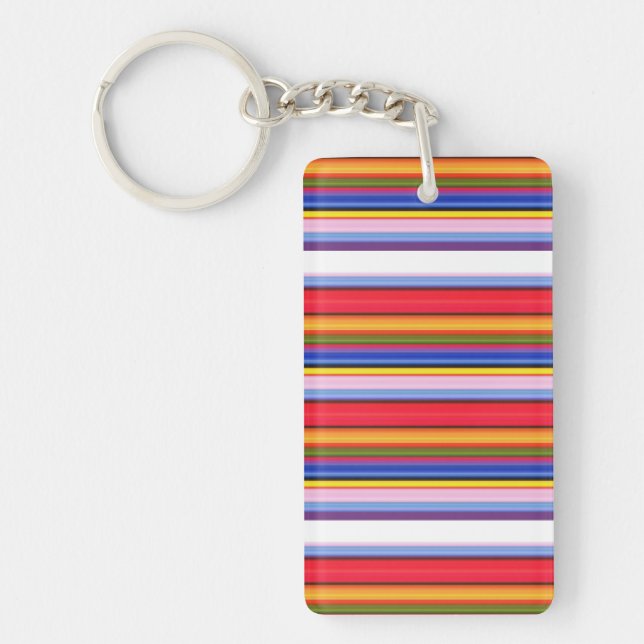 Porte-clefs Belles bandes magiques colorées (Devant)