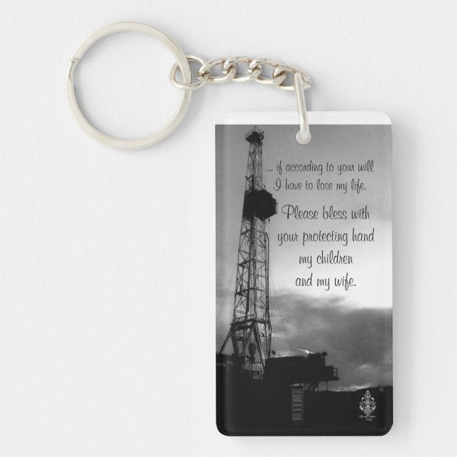 Porte-clefs Bénissez avec la main protectrice, porte - clé (Devant)
