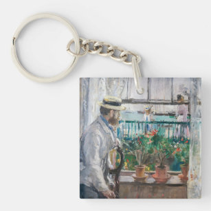 Porte-clefs Berthe Morisot - Eugene Manet sur l'île de Wight