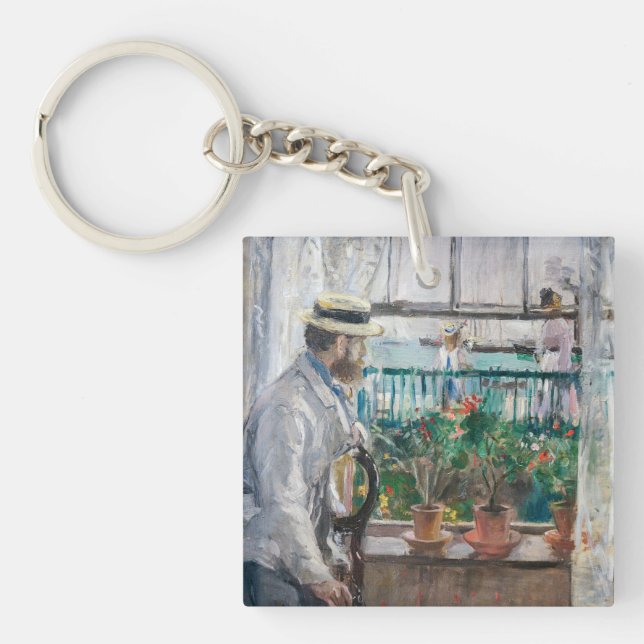 Porte-clefs Berthe Morisot - Eugene Manet sur l'île de Wight (Devant)