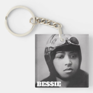 Porte-clefs Bessie Coleman - Pionnière de l'aviation