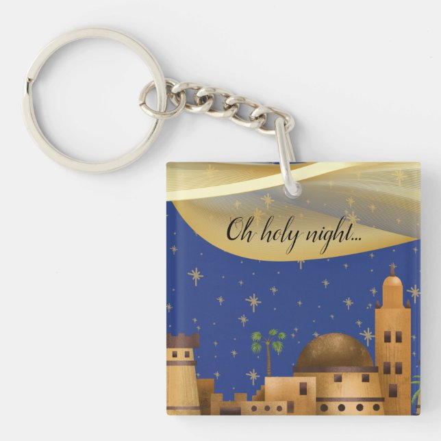 Porte-clefs Bethléem Ô Nuit Sainte (Devant)