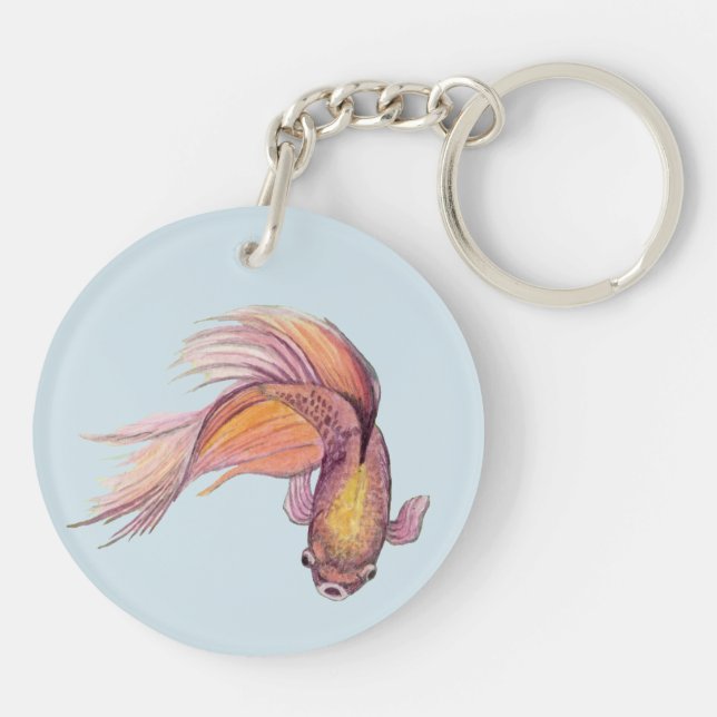Porte-clefs Betta Fish Porte - clé (Dos)