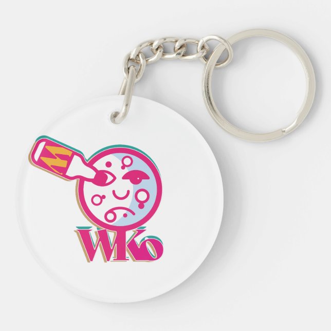 PORTE-CLEFS BETTER WITHOUT ALCOHOL BY MASANSER (LUNA) (Dos)