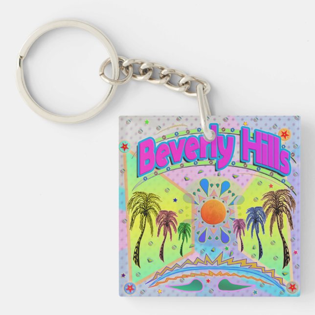 Porte-clefs Beverly Hills Calm Desire Porte - clé (Devant)