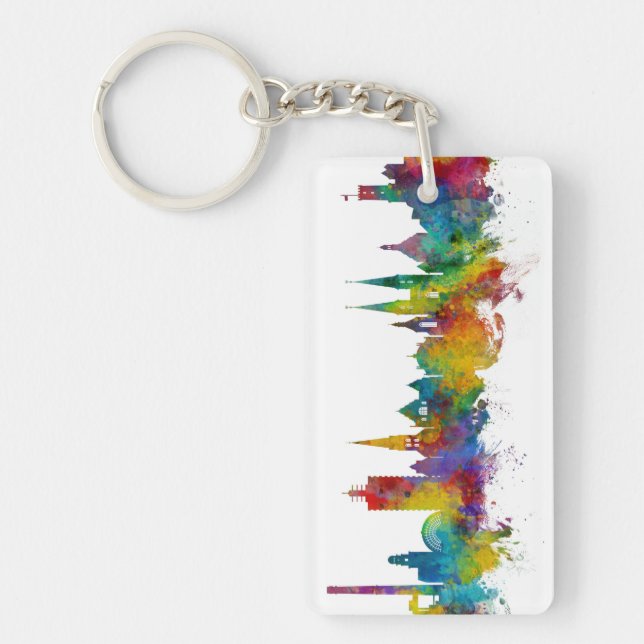 Porte-clefs Bielefeld Allemagne Skyline (Devant)