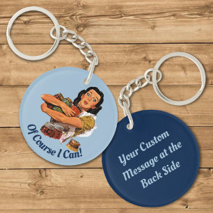 Porte-clefs Bien Sûr Je Peux Porte - clé