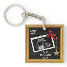 Bientôt Baby Ultrasound Christmas Peg Board