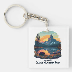 Porte-clefs Bienvenue à Cradle Mountain National Australian