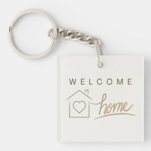 Porte-clefs Bienvenue Accueil Realtor Appréciation du client