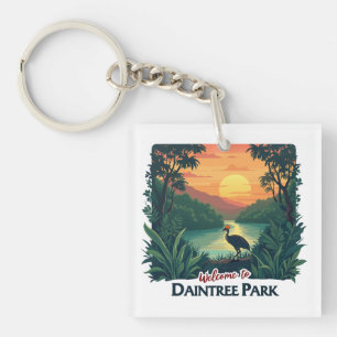 Porte-clefs Bienvenue au Daintree National Australian Park