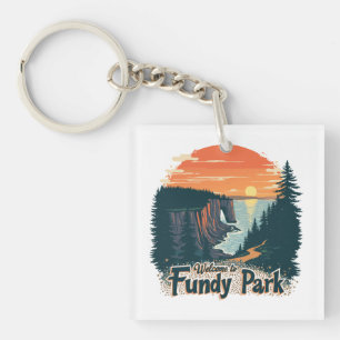 Porte-clefs Bienvenue au parc national canadien Fundy