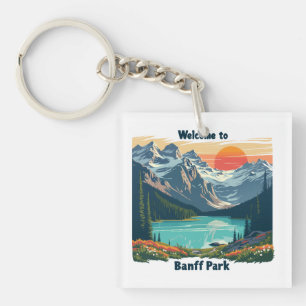 Porte-clefs Bienvenue au parc national du Canada Banff