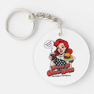 Porte-clefs Bienvenue Au Porte - clé Acrylique Clown World