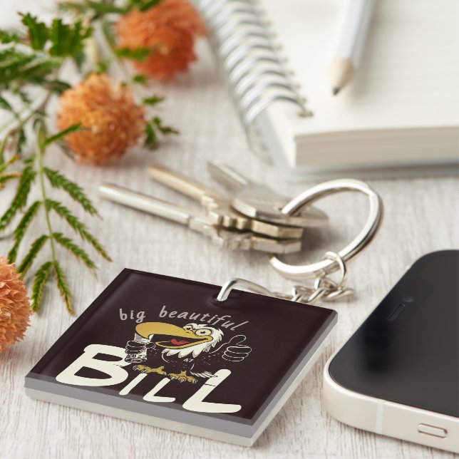 PORTE-CLEFS BIG BEAUTIFET BILL (Devant Droit)