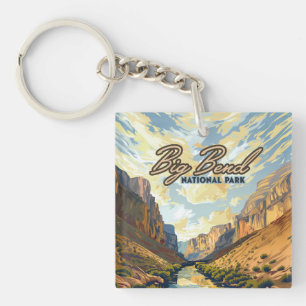 Porte-clefs Big Bend National Park Texas Desert Retro