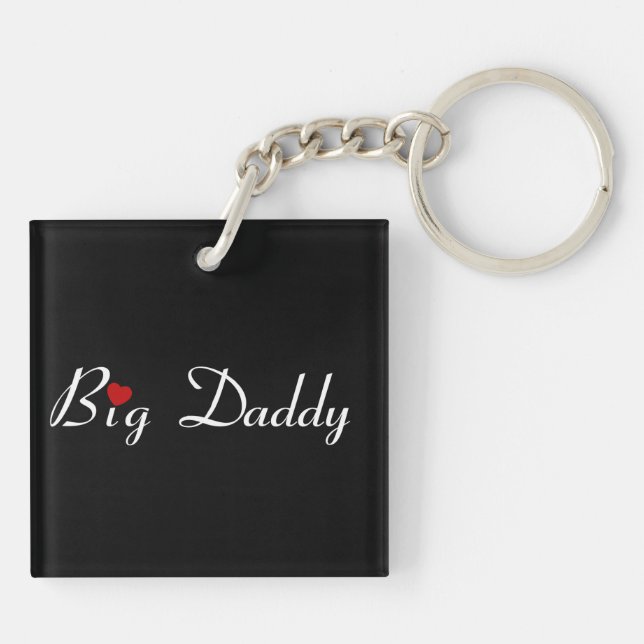 Porte-clefs Big Daddy avec Red Heart (Dos)