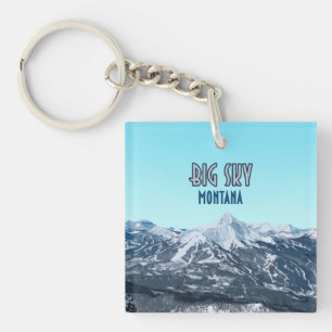 Porte-clefs Big Sky Montana Vintage
