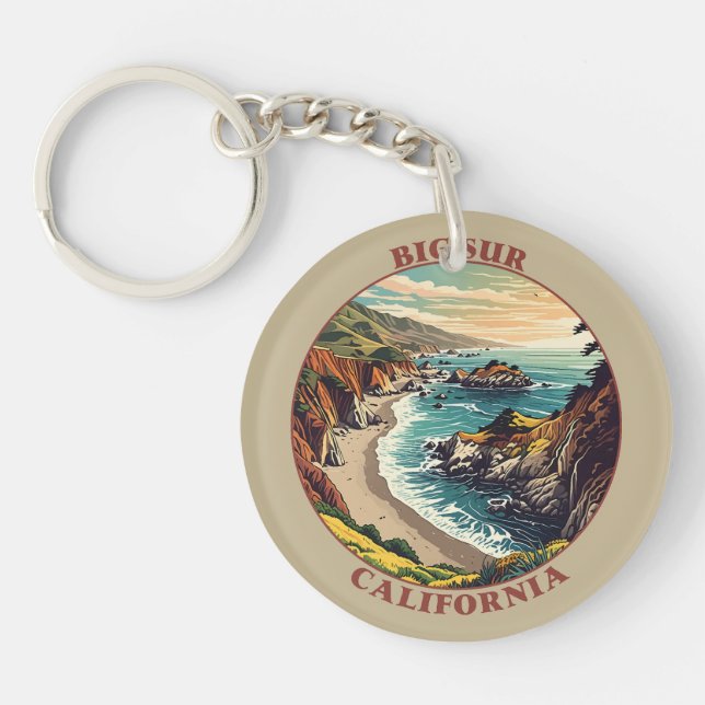 Porte-clefs Big Sur Californie USA (Devant)