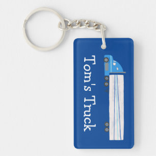 Porte-clefs Big Truck 18 Wheeler Semi-Rig PERSONNALISER IT