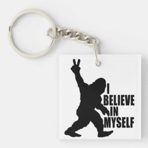 Porte-clefs Bigfoot-Je crois en moi-même