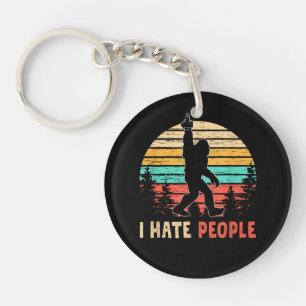 Porte-clefs Bigfoot Majeur Je déteste les gens