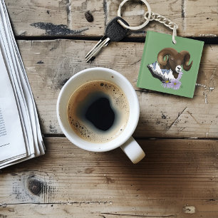 Porte-clefs Bighorn Sheep Ram Green Mountains