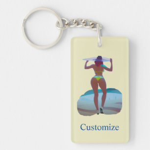 Porte-clefs Bikini Booty Beach Girl Thunder_Cove