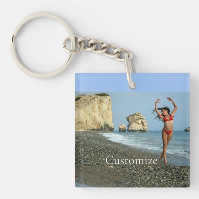 Porte-clefs Bikini Model Dancing Thunder_Cove (Devant)