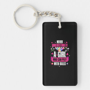 Porte-clefs Billiard This Girl Can Play Pool Billiards