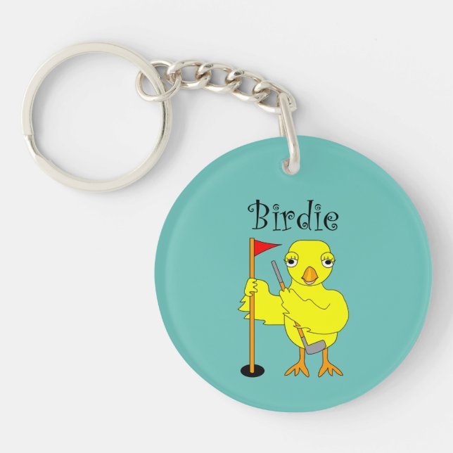 Porte-clefs Birdie Golfer Chick (Devant)