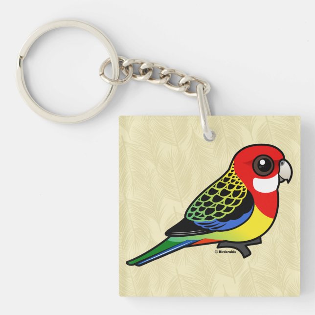 Porte-clefs Birdorable Rosella oriental (Devant)