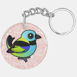 Porte-clefs Birdorable Vert-a dirigé le Tanager