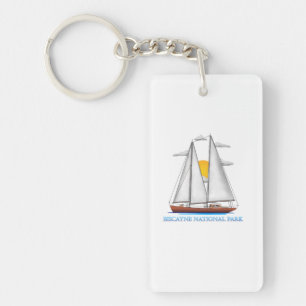 Porte-clefs Biscayne National Park Floride Côtier Nautical Sa