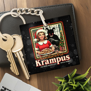 Porte-clefs Biscuit pour Krampus Joyeux Noël Krampus Horreur