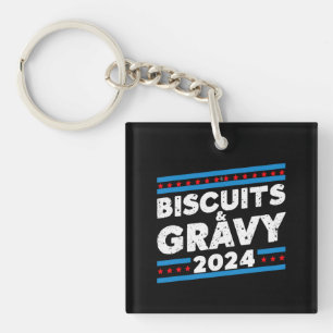 Porte-clefs Biscuits et Sauce 2024 Élection Présidentielle